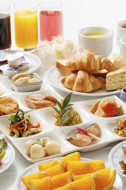 朝食バイキングの写真